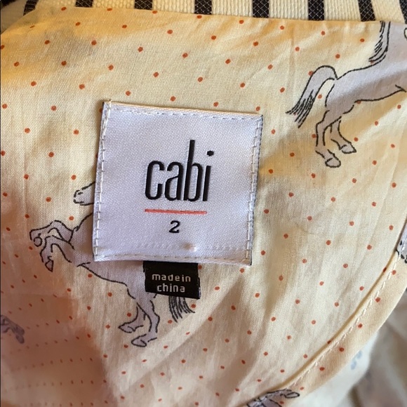 Cabi striped bell sleeve blazer - Picture 12 of 14